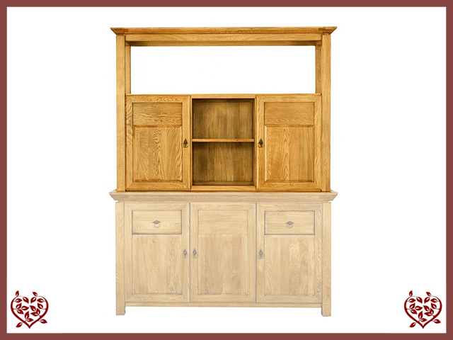 CABINET TOP ONLY / 2 WOODEN DOORS ~ TEMPLE COLLECTION - Paul Martyn Furniture