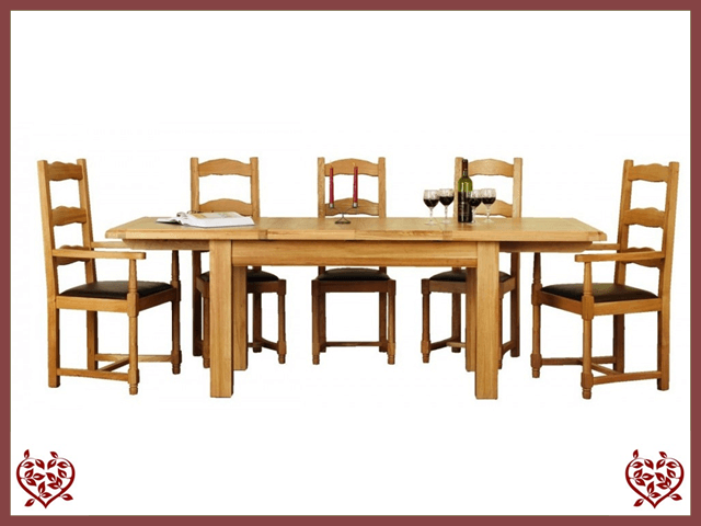 MANOR OAK EXTENDING DINING TABLE | Paul Martyn Furniture UK