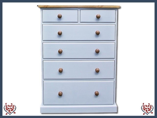 2 OVER 4 CHEST OF DRAWERS