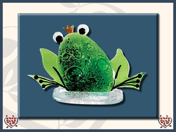 FROG ~ SMALL (GREEN) | Nobile Glass Animal