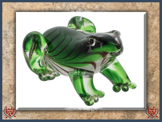 GLASS HANDMADE FROG | Decor - Paul Martyn Interiors