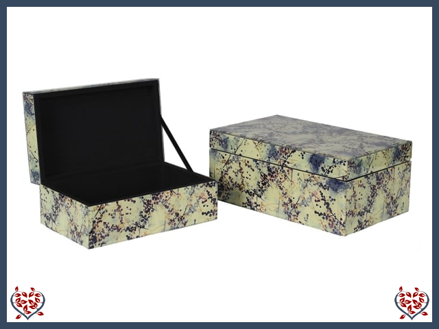 SAGE GLASS JEWELLERY BOXES | Jewellery Boxes - Paul Martyn Interiors