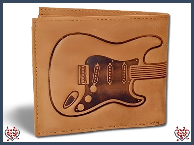 GUITAR LEATHER WALLET | Men's gifts