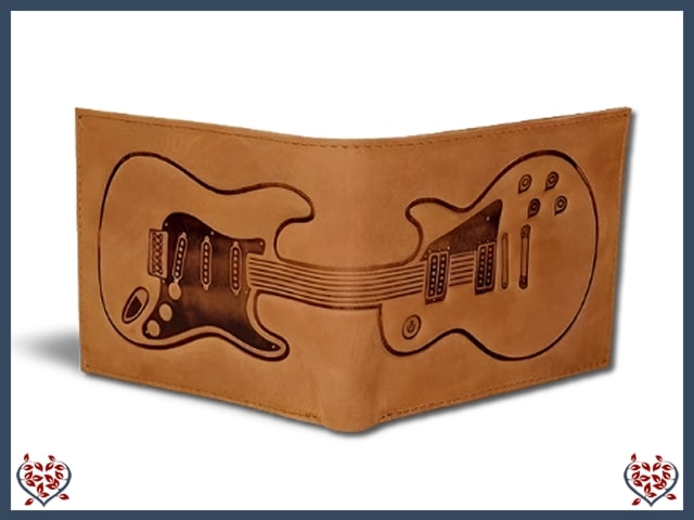 GUITAR LEATHER WALLET | Men's gifts
