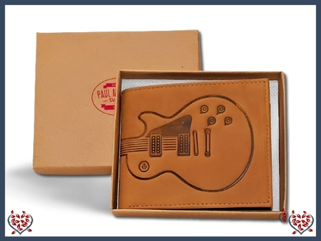 GUITAR LEATHER WALLET | Men's gifts