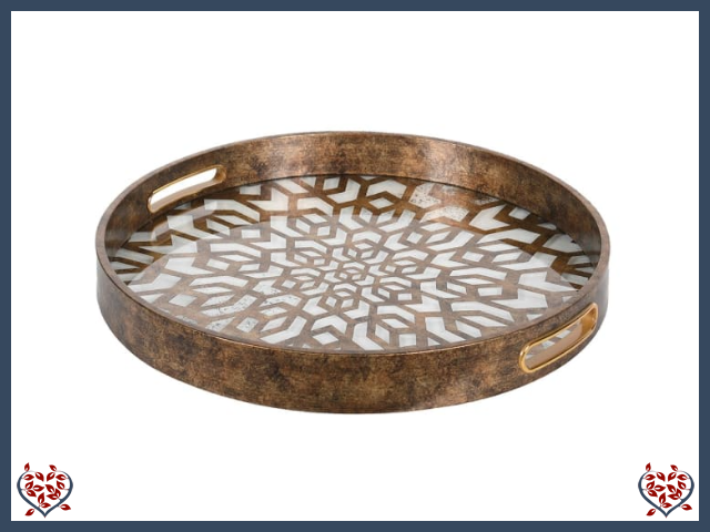 GOLD MOSAIC TRAY | Kitchenware