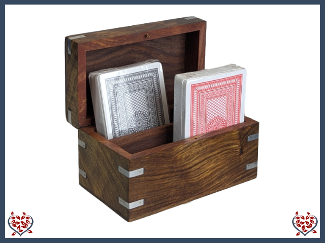 DOUBLE CHEST CARD BOX | Traditional Games - Paul Martyn Interiors