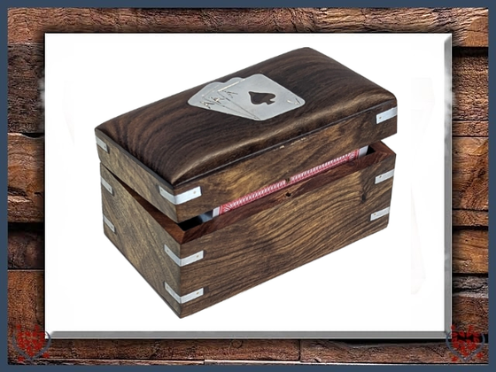 DOUBLE CHEST CARD BOX | Traditional Games - Paul Martyn Interiors