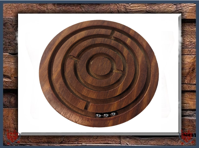 WOODEN LABYRINTH PUZZLE | Traditional Games - Paul Martyn Interiors