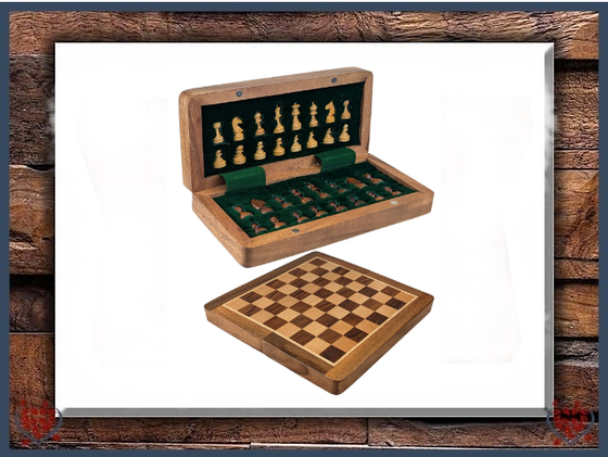 MAGNETIC FOLDING CHESS SET  | Traditional Games