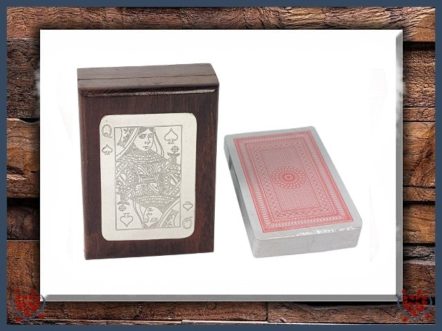 SINGLE CARDS BOX - QUEEN | Traditional Games - Paul Martyn Interiors