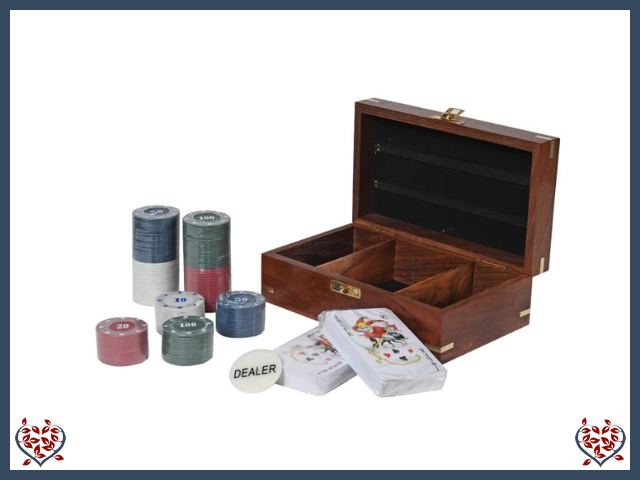 POKER SET IN BOX | Traditional Games - Paul Martyn Interiors