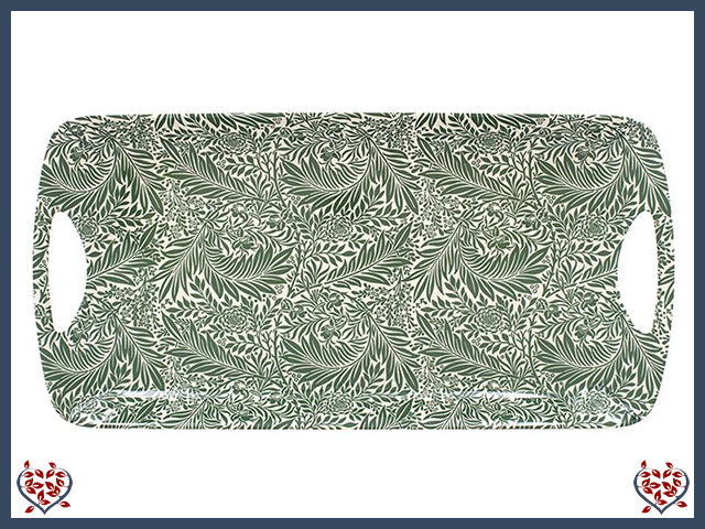 WILLIAM MORRIS LARKSPUR LEAVES SANDWICH TRAY | Kitchenware - Paul Martyn Interiors