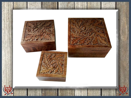 ACORN DESIGN BOX - WOODEN BOX | Wooden Boxes & Bowls - Paul Martyn Interiors