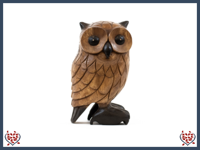 OWL (SMAll) | Wooden Accessories - Paul Martyn Interiors