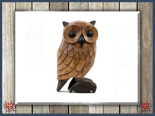 OWL (SMAll) | Wooden Accessories - Paul Martyn Interiors
