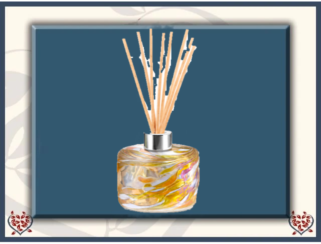 FRIENDSHIP CYLINDER REED DIFFUSER (GOLD) | Nobile Glass