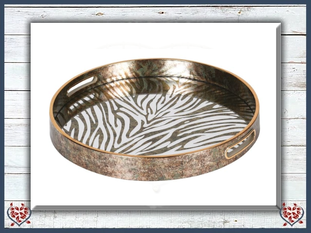 ZEBRA PATTERN TRAY | Kitchenware - Paul Martyn Interiors