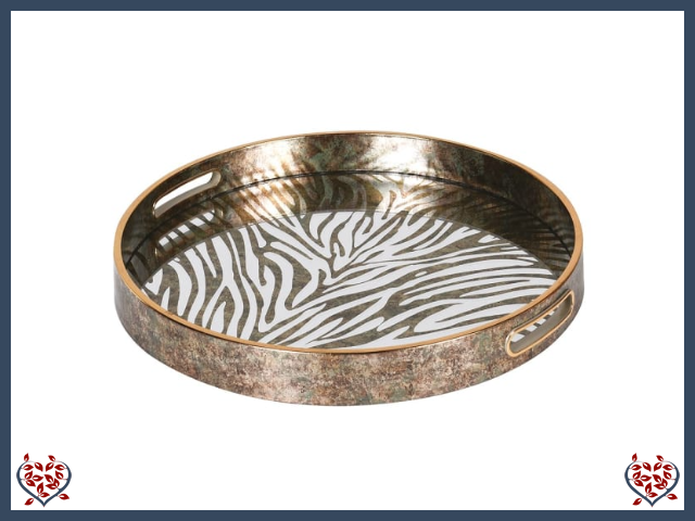ZEBRA PATTERN TRAY | Kitchenware - Paul Martyn Interiors