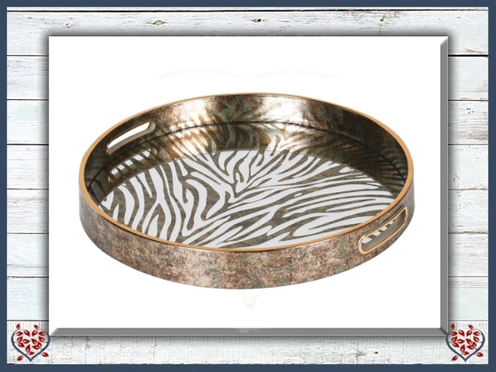 ZEBRA PATTERN TRAY | Kitchenware - Paul Martyn Interiors