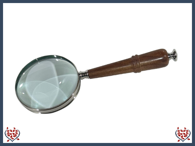 NICKEL MAGNIFYING GLASS | Men's Gifts - Paul Martyn Interiors
