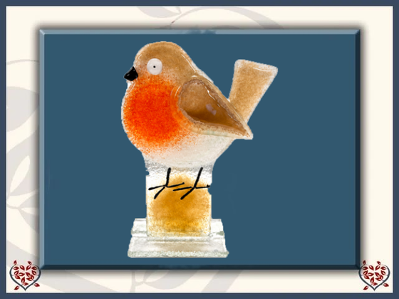ROBIN (RED) | Nobile Glass Animal