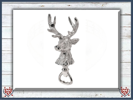 STAG'S HEAD BOTTLE OPENER | Wall Decor