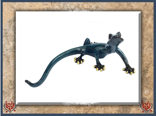 GECKO ~ BLUE (SMALL) | Decor