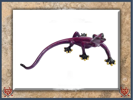 GECKO ~ PURPLE (SMALL) | Decor