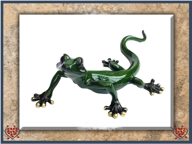 GECKO ~ GREEN (MEDIUM) | Decor