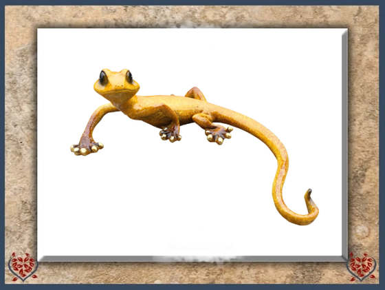 GECKO ~ YELLOW (MEDIUM) | Decor
