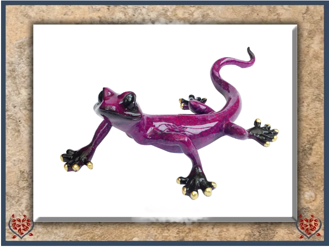 GECKO ~ PURPLE (MEDIUM) | Decor