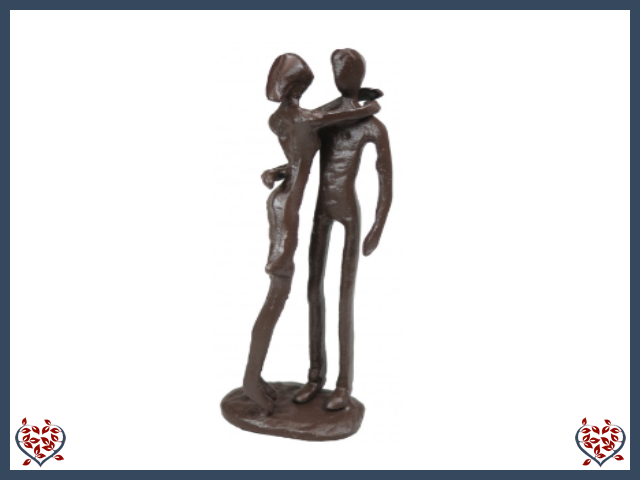 COUPLE ~ METAL FIGURINE | Figurine - Paul Martyn Interiors