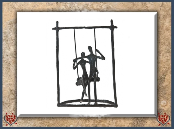 SWING ~ METAL FIGURINE | Figurine - Paul Martyn Interiors