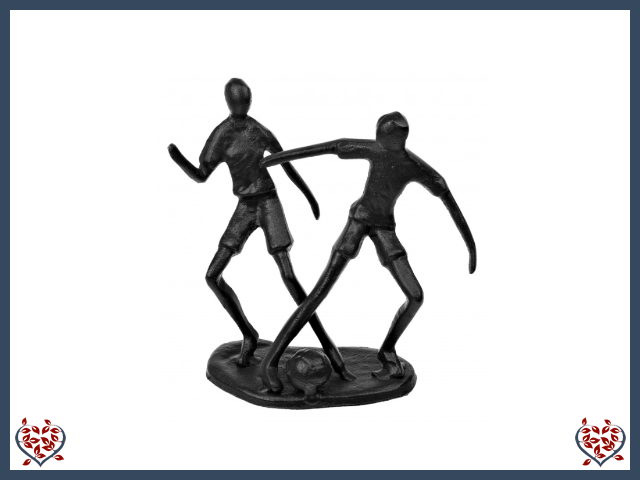 FOOTBALLERS ~ METAL FIGURINE | Figurine - Paul Martyn Interiors