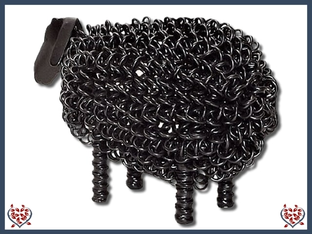 WIGGLE LAMB ~ SMALL (BLACK) | Animal Figures