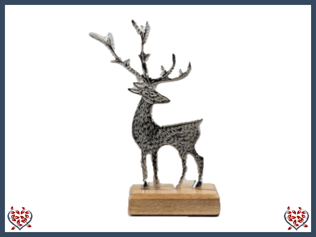 REINDEER 23CM (METAL) | Decor