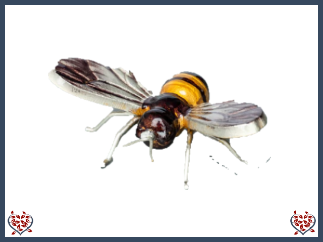 SILVER WING BEE (MEDIUM) | Decor - Paul Martyn Interiors