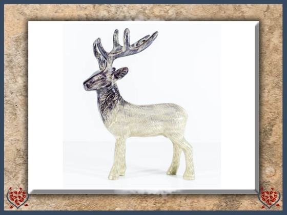 SILVER STAG (EXTRA LARGE) | Decor - Paul Martyn Interiors