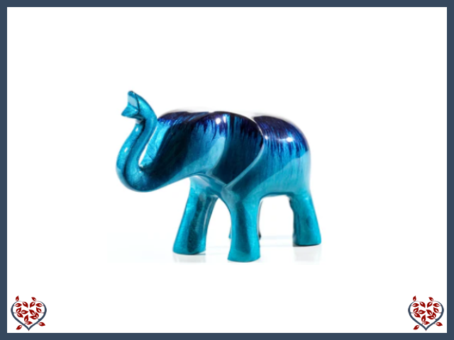 AQUA ELEPHANT TRUNK UP (LARGE) | Decor - Paul Martyn Interiors