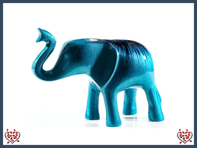 AQUA ELEPHANT TRUNK UP (EXTRA LARGE) | Decor - Paul Martyn Interiors