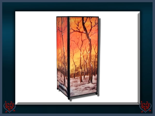 TREE PALM ~ SQUARE LAMP | Lighting - Paul Martyn Interiors