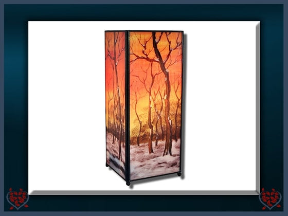 TREE PALM ~ SQUARE LAMP | Lighting - Paul Martyn Interiors