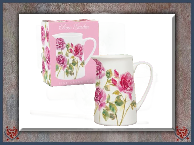 ROSE GARDEN (14CM) JUG | China & Ceramics - Paul Martyn Interiors
