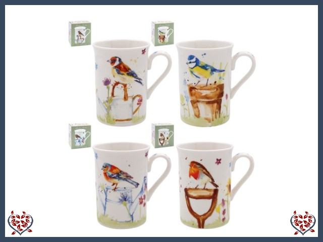 GARDEN BIRD MUGS | Mugs - Paul Martyn Interiors