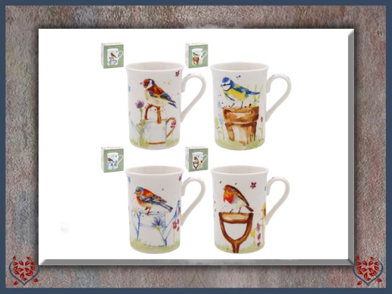GARDEN BIRD MUGS | Mugs - Paul Martyn Interiors