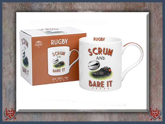 CHEEKY SPORT MUG ~ RUGBY | China, Glass and Ceramics