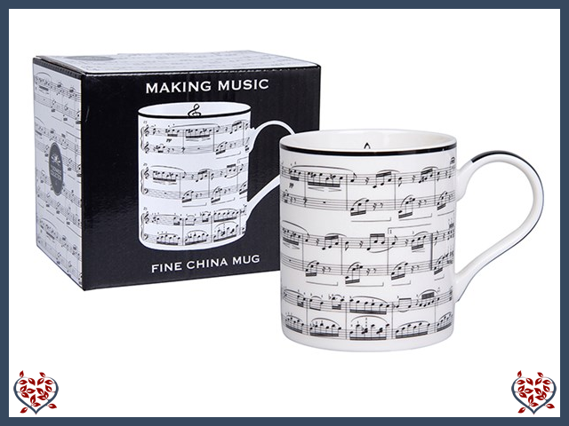 MAKING MUSIC LARGE MUGS | Mugs - Paul Martyn Interiors