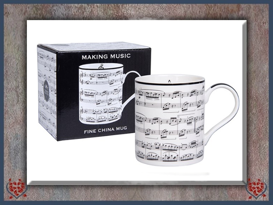MAKING MUSIC LARGE MUGS | Mugs - Paul Martyn Interiors