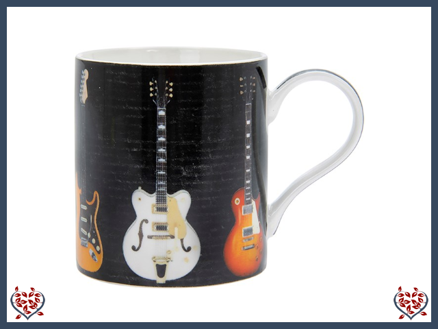 GUITAR MUG ~ ROCK N ROLL | Mugs - Paul Martyn Interiors